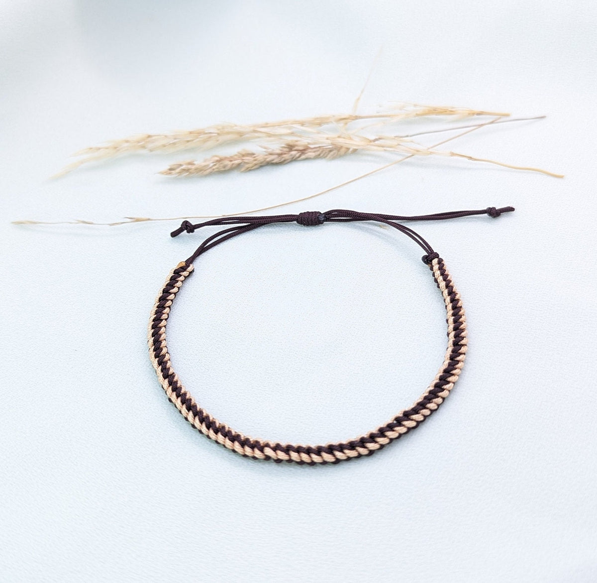 Waterproof Surfer Bracelet: Handmade Cotton Boho Jewelry