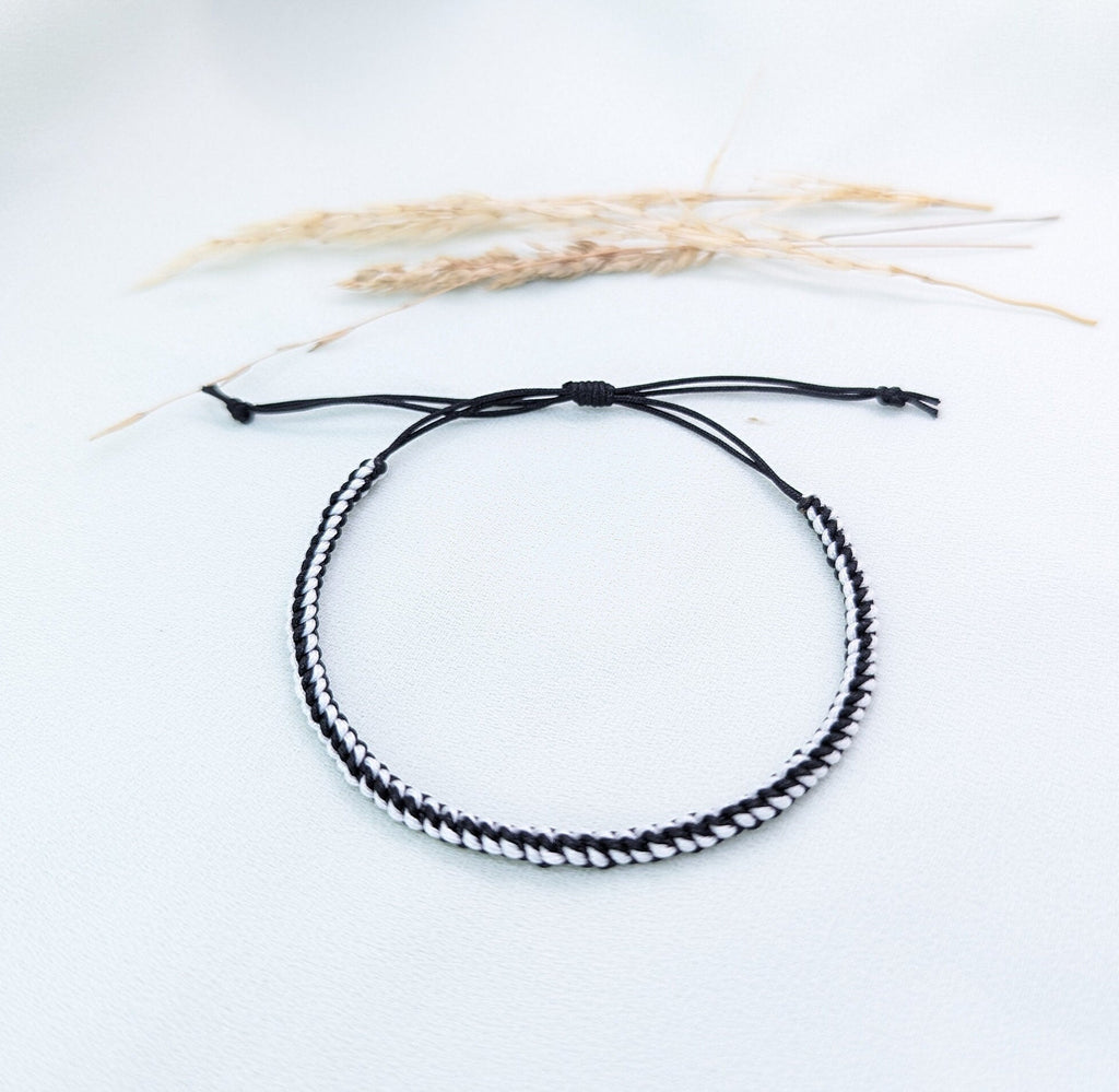 Waterproof Surfer Bracelet: Handmade Cotton Boho Jewelry