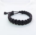 Adjustable Survival Paracord Bracelet: Handmade Unisex Sand Bracelet