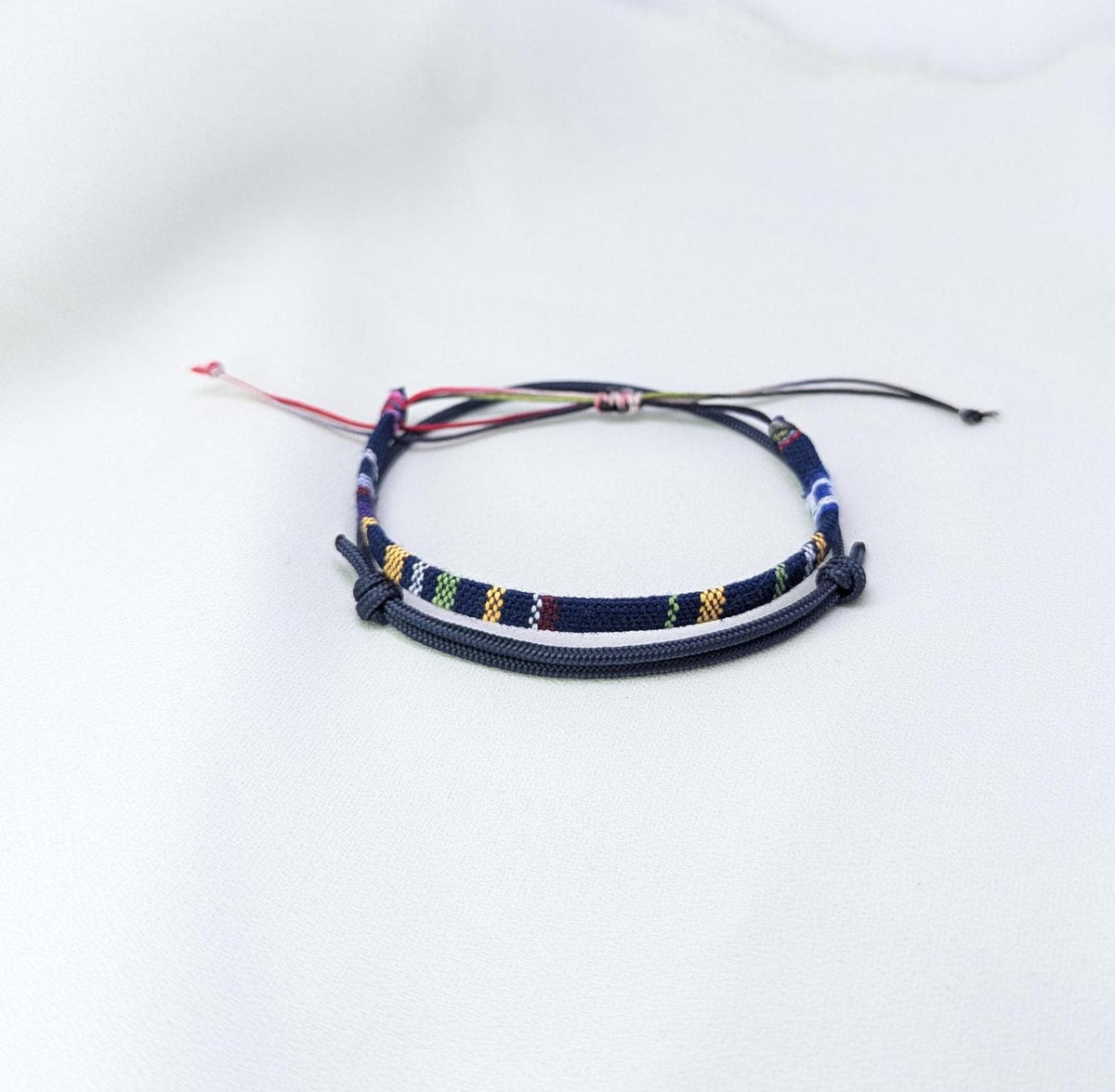 Surfer Bracelet Set, Woven Friendship Bracelet, Adjustable Paracord Bracelet