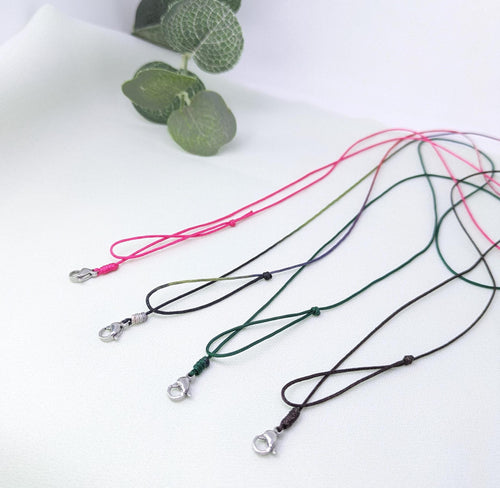 Adjustable Stainless Steel Clip Bracelet: Handmade Waterproof Rope Anklet, jewelry gifts, mens bracelet