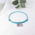 Personalized Initial Paw Print Bracelet: Silver Pet Memorial Jewelry