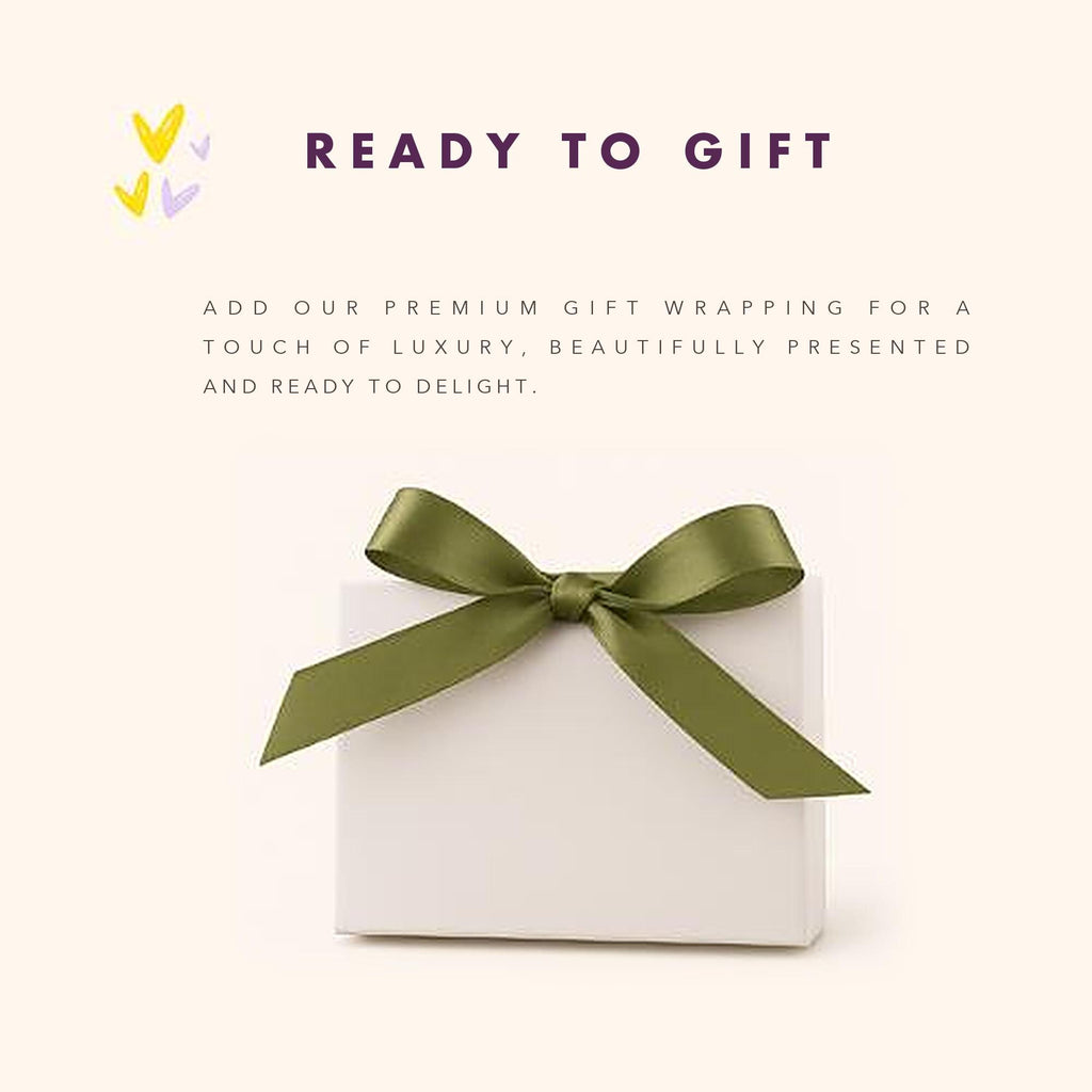 Ready to gift: premium gift box with ribbon