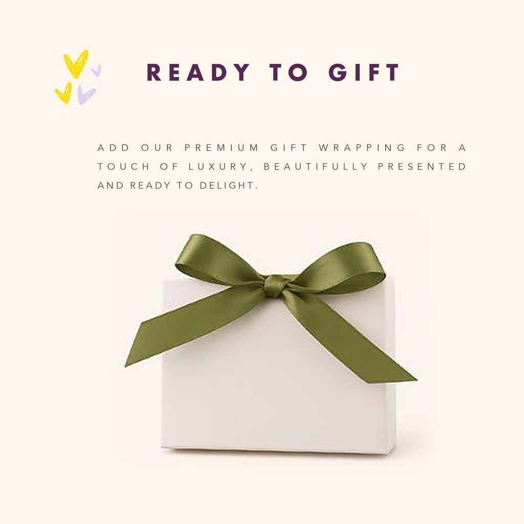 Ready to gift: premium gift box with ribbon
