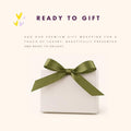 Ready to gift: premium gift box with ribbon